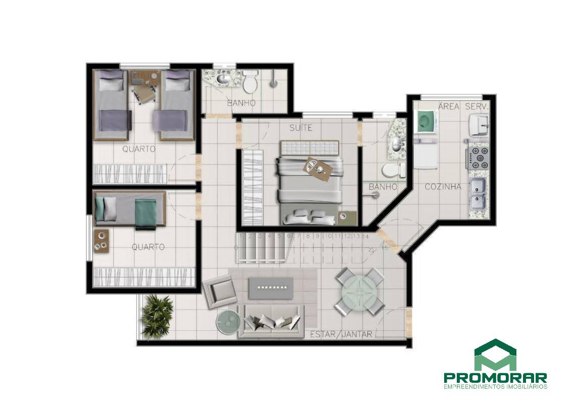 Cobertura, 3 quartos, 128 m² - Foto 28